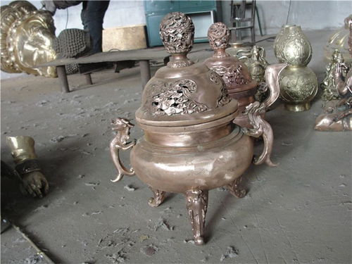 大型铸铜香炉雕塑铸造厂 忻州铸铜香炉雕塑铸造厂 艺都雕塑厂